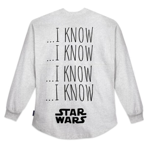 Star Wars I Know Gray Spirit Jersey - Picture 1 of 6
